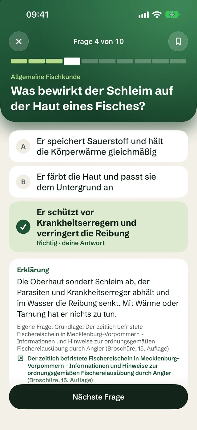Beantwortete Frage mit Erklärung und Quellenangabe